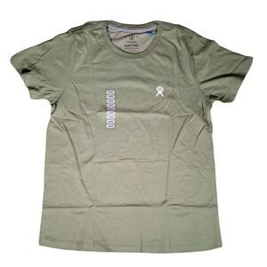 Hydro Flask Women's Olive Logo T-Shirt Sz L